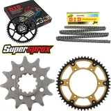 Kettensatz Stealth gold für: HUSQVARNA TC610 92-97 12-52-120 DID520NZ Clip