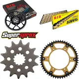 Kettensatz Stealth gold für: HUSQVARNA TC610 99-00 14-52-120 DID520VX3(G&B) Endlos