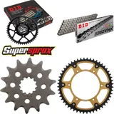 Kettensatz Stealth gold für: HUSQVARNA TC610 99-00 14-52-120 DID520ZVM-X Niet