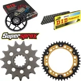 Kettensatz Stealth gold für: HUSQVARNA SMR450 05-06/SMR45 15-42-114 DID520 Clip