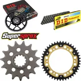 Chain Kit Stealth gold for: HUSQVARNA SM610 /S 09-09 15-43-112 DID520 Clip