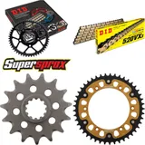 Kettensatz Stealth gold für: HUSQVARNA SM610 98-00 15-45-120 DID520VX3(G&B) Clip