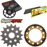 Kettensatz Stealth gold für: HUSQVARNA SM610 /S 00-08 16-45-120 DID520 Clip