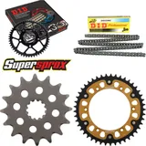 Chain Kit Stealth gold for: HUSQVARNA SM610 /S 00-08 16-45-120 DID520NZ Clip