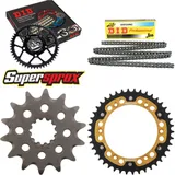 Kettensatz Stealth gold für: HUSQVARNA SM510 Centennial 0 14-42-116 DID520NZ Clip