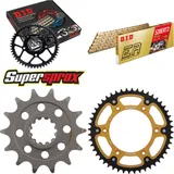 Kettensatz Stealth gold für: HUSABERG FE400 /S /E 00-03/F 14-48-120 DID520ERT2(G&G) Clip