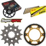 Kettensatz Stealth gold für: HUSABERG FE400 /S /E 00-03/F 14-48-120 DID520VX3(G&B) Niet