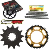 Kettensatz Stealth gold für: HUSABERG FC450 04-06 13-48-116 DID520NZ Clip