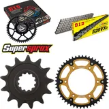 Chain Kit Stealth gold for: HUSABERG FC450 04-06 13-48-116 DID520VX3 rivet