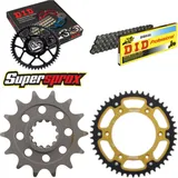 Kettensatz Stealth gold für: HUSABERG TE 501 00-00 14-47-120 DID520 Clip
