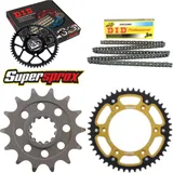 Kettensatz Stealth gold für: HUSABERG TE 501 00-00 14-47-120 DID520NZ Clip Kettensatz Stealth gold für: HUSABERG TE 501 00-00 14-47-120 DID520NZ Clip