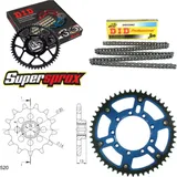 Kettensatz Stealth blau TM Enduro 125 98-00 13-51-114 DID520NZ Clip Kettensatz Stealth blau TM Enduro 125 98-00 13-51-114 DID520NZ Clip