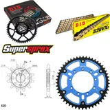 Chain Kit Stealth blue TM Cross 125 03-15/Enduro 12 12-50-114 DID520VX3(G&B) rivet