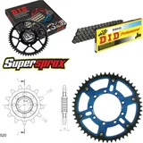 Kettensatz Stealth blau TM Cross 250 /F 05-13/Cross 13-51-116 DID520 Clip