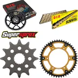Kettensatz Stealth gold für: SUZUKI RM125 94-96 12-49-112 DID520VX3(G&B) Clip