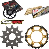 Kettensatz Stealth gold für: SUZUKI RM125 88-91/RM125 06-13 12-51-114 DID520ZVM-X(G&G) Niet