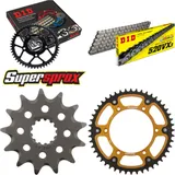 Chain Kit Stealth gold for: SUZUKI RM250 99-00 13-48-112 DID520VX3 Clip