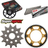Chain Kit Stealth gold for: SUZUKI RM125 92-93/RM125 00- 13-49-114 DID520ZVM-X rivet