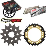 Chain Kit Stealth gold for: SUZUKI DR350 S 90-93 14-43-108 DID520ZVM-X(S&S) rivet