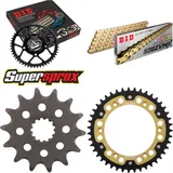 Chain Kit Stealth gold for: SUZUKI DR350 S 90-93 14-43-108 DID520ZVM-X(G&G) endless