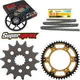 Chain Kit Stealth gold for: SUZUKI DR350 [US] 90-93 14-47-110 DID520NZ Clip