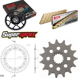 Kettensatz Stealth gold für: SUZUKI DR350 SE 94-95 15-41-110 DID520ZVM-X(G&G) Endlos