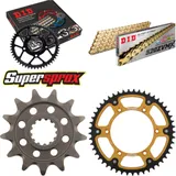 Kettensatz Stealth gold für: SUZUKI RM-Z 250 13-14 13-49-114 DID520ZVM-X(G&G) Niet