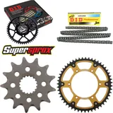Chain Kit Stealth gold for: SUZUKI RMX450 Z 10-15 13-51-116 DID520NZ Clip