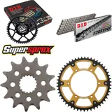Kettensatz Stealth gold für: SUZUKI RMX450 Z 10-15 13-51-116 DID520ZVM-X Endlos