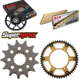 Kettensatz Stealth gold für: SUZUKI RMX450 Z 10-15 13-51-116 DID520ZVM-X(G&G) Niet