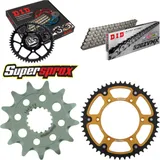 Kettensatz Stealth gold für: SUZUKI RM-Z 450 13-14 13-50-114 DID520ZVM-X Niet