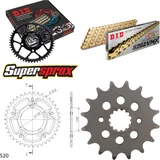 Kettensatz Stealth gold für: SUZUKI GS500 /F 04-08/GS500 16-39-110 DID520ZVM-X(G&G) Endlos