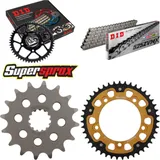 Kettensatz Stealth gold für: SUZUKI GSX-R 600 06-07 16-43-114 DID525ZVM-X Niet