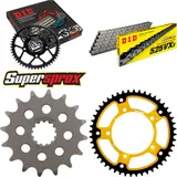 Chain Kit Stealth gold for: SUZUKI GSR600 06-12 16-48-114 DID525VX3 rivet