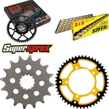 Kettensatz Stealth gold für: SUZUKI GSR600 06-12 16-48-114 DID525VX3(G&B) Niet