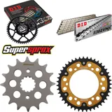 Chain Kit Stealth gold for: SUZUKI GSX-R 750 96-97 16-43-108 DID530ZVM-X(S&S) rivet