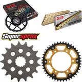 Chain Kit Stealth gold for: SUZUKI GSX-S 750 17- 17-43-112 DID525ZVM-X(G&G) rivet