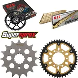 Chain Kit Stealth gold for: SUZUKI GSX-R 1100 >530< 95-96 16-44-116 DID530ZVM-X(G&G) rivet