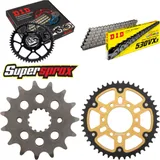 Kettensatz Stealth gold für: SUZUKI GSF1200 /N /S Bandit 15-45-110 DID530VX3 Niet