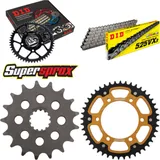 Chain Kit Stealth gold for: SUZUKI GSX-S 1000 F / ABS 15 17-44-116 DID525VX3 rivet