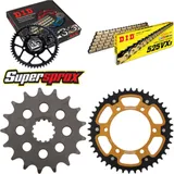 Chain Kit Stealth gold for: SUZUKI GSX-S 1000 F / ABS 15 17-44-116 DID525VX3(G&B) rivet