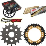 Kettensatz Stealth gold für: SUZUKI TL1000 R 98-02 17-39-108 DID530ZVM-X(G&G) Niet