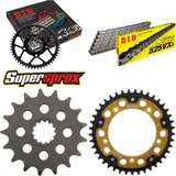 Kettensatz Stealth gold KA/SU KLV1000 04-06/DL1000 V 17-41-112 DID525VX3 Endlos