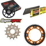 Kettensatz Stealth orange für: KTM SX65 12-15 14-46-112 DID428D Clip