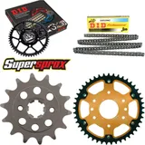Kettensatz Stealth orange für: KTM 125 Duke 6-Loch 11-1 14-45-112 DID520NZ Clip