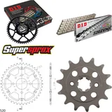 Chain Kit Stealth orange for: KTM 200 Duke 11-14 14-42-118 DID520ZVM-X(S&S) endless