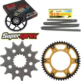 Kettensatz Stealth gold für: KTM SX250 4T 13-13 13-50-114 DID520NZ Clip