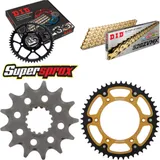 Chain Kit Stealth gold for: KTM SX250 03-03/SX250 2T 04- 13-48-114 DID520ZVM-X(G&G) rivet