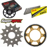 Chain Kit Stealth gold for: KTM SX250 F 18- 14-51-118 DID520VX3 rivet