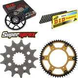 Kettensatz Stealth gold für: HUSABERG FE390 Enduro 10-12 13-52-116 DID520 Clip